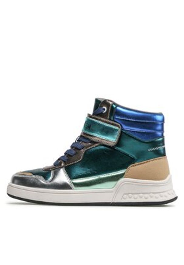 Togoshi Sneakersy WP-FW22-T049 Kolorowy. Materiał: skóra. Wzór: kolorowy