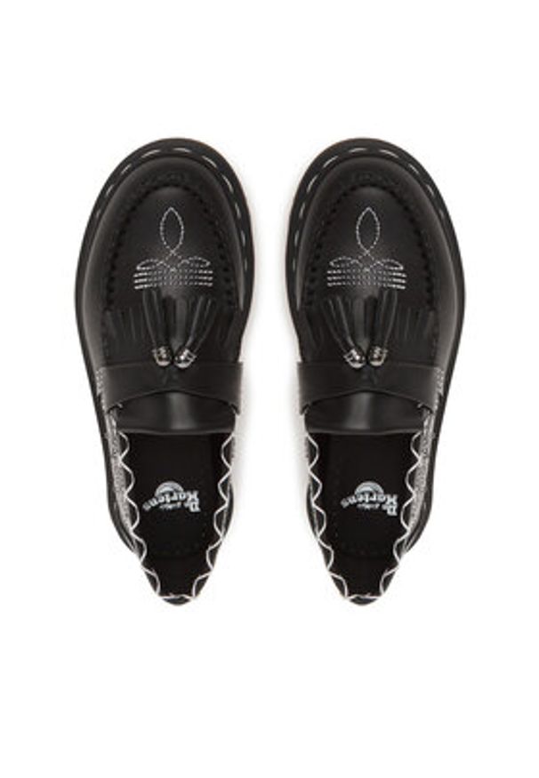 Dr. Martens Mokasyny Adrian Gothic Americana DM31626001 Czarny. Kolor: czarny. Materiał: skóra