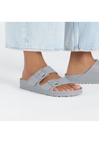 Klapki damskie Birkenstock Arizona Essentials EVA Stone Coin. Kolor: szary