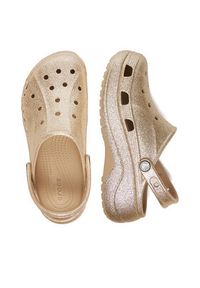 Crocs Klapki BAYA PLATFORM CLOG 208459-212 Złoty. Kolor: złoty. Obcas: na platformie #4