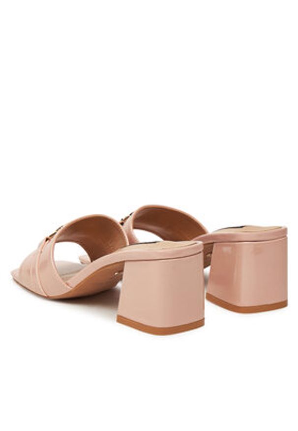 Nine West Klapki R25SS04465 Różowy. Kolor: różowy. Materiał: materiał, syntetyk