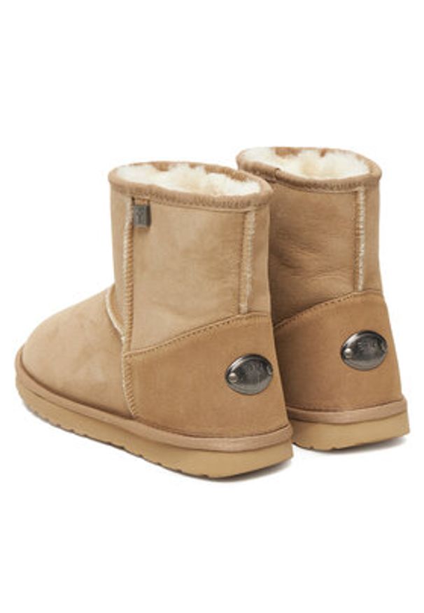 EMU Australia Śniegowce Platinum Stinger Slim Mini WP20003 Beżowy. Kolor: beżowy. Materiał: skóra