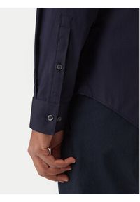 Calvin Klein Koszula Essential LV019EU001 Granatowy Regular Fit. Kolor: niebieski. Materiał: bawełna #5