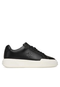 Calvin Klein Sneakersy Chunky Cupsole Laceup Lth Wn YW0YW01947 Czarny. Kolor: czarny. Materiał: skóra