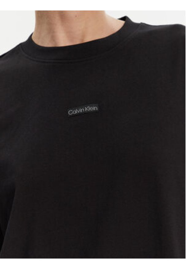 Calvin Klein Jeans Sukienka codzienna J20J225289 Czarny Relaxed Fit. Okazja: na co dzień. Kolor: czarny. Materiał: bawełna. Typ sukienki: proste. Styl: casual