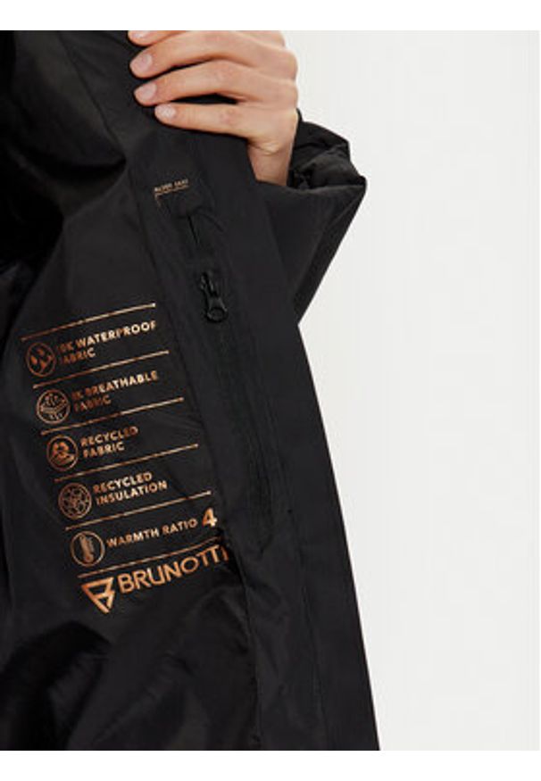 BRUNOTTI - Brunotti Kurtka zimowa Bigsur 2322180309 Czarny Regular Fit. Kolor: czarny. Materiał: syntetyk. Sezon: zima