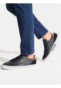 Pepe Jeans Tenisówki Kenton Court PMS30839 Granatowy. Kolor: niebieski. Materiał: skóra #3