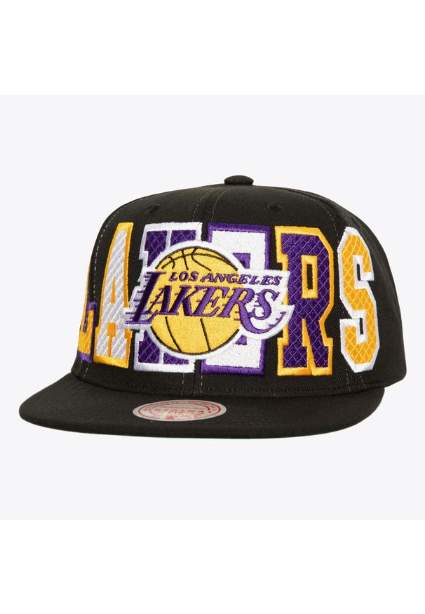 Mitchell & Ness - Czapka snapback Los Angeles Lakers NBA. Kolor: czarny