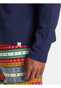 United Colors of Benetton - United Colors Of Benetton Piżama 37MW4P02J Granatowy Regular Fit. Kolor: niebieski. Materiał: bawełna #3
