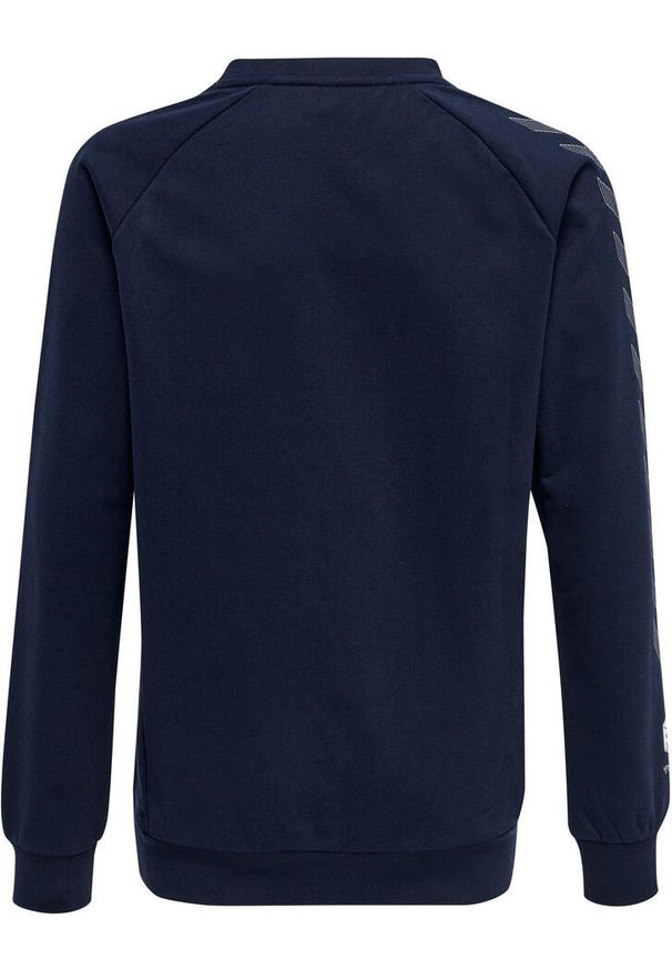 Dziecięca bluza bawełniana Hummel Move Grid. Kolor: niebieski. Materiał: bawełna