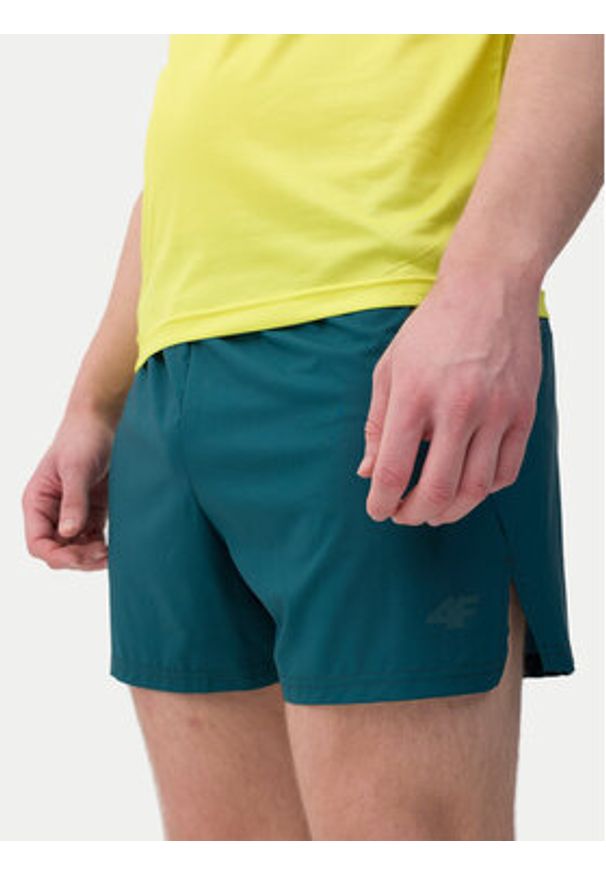 4f - 4F Szorty sportowe 4FWSS24TFSHM490 Zielony Regular Fit. Kolor: zielony. Materiał: syntetyk
