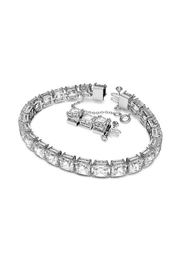 Swarovski bransoletka damska. Kolor: srebrny