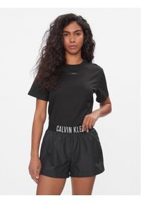 Calvin Klein T-Shirt Micro Logo K20K206629 Czarny Regular Fit. Kolor: czarny. Materiał: bawełna #1
