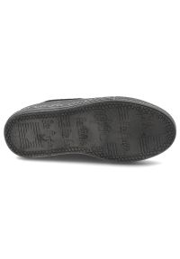 Czarne Trampki Lee Cooper Damskie Buty Na Platformie. Okazja: na co dzień. Zapięcie: sznurówki. Kolor: czarny. Szerokość cholewki: normalna. Wzór: ażurowy. Materiał: guma, jeans. Sezon: lato, wiosna. Obcas: na platformie. Styl: casual, klasyczny #4