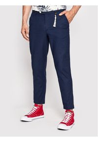 Jack & Jones - Jack&Jones Spodnie materiałowe Stace 12210116 Granatowy Regular Fit. Kolor: niebieski. Materiał: bawełna #1