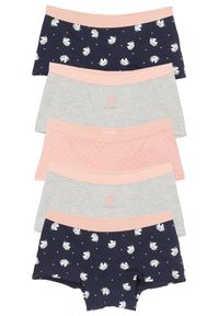 bonprix - Figi z miękkiej bawełny organicznej (5 par). Kolor: niebieski. Materiał: bawełna #1