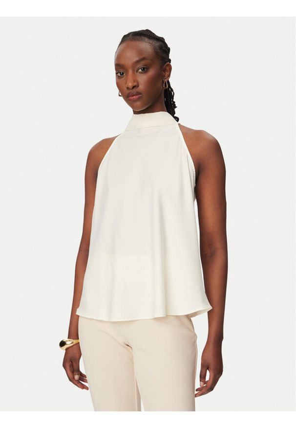 Rinascimento Bluzka CFC0127770003 Biały Regular Fit. Kolor: biały. Materiał: syntetyk