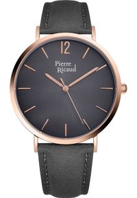 Zegarek Pierre Ricaud Zegarek męski Pierre Ricaud P91078.9G57Q szary. Kolor: szary #1