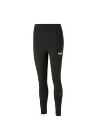 Legginsy Sportowe Damskie Puma Power Colorblock 7/8. Kolor: czarny