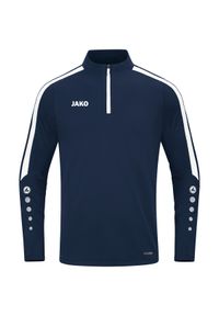 Dziecięca bluza dresowa zapinana na zamek Jako Power. Kolor: niebieski. Materiał: dresówka #1