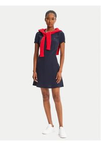 Tommy Jeans Sukienka codzienna DW0DW21120 Granatowy Regular Fit. Okazja: na co dzień. Kolor: niebieski. Materiał: wiskoza. Typ sukienki: proste. Styl: casual #3