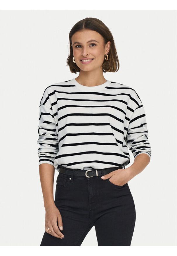 only - ONLY Bluzka Soph 15310399 Biały Regular Fit. Kolor: biały. Materiał: bawełna