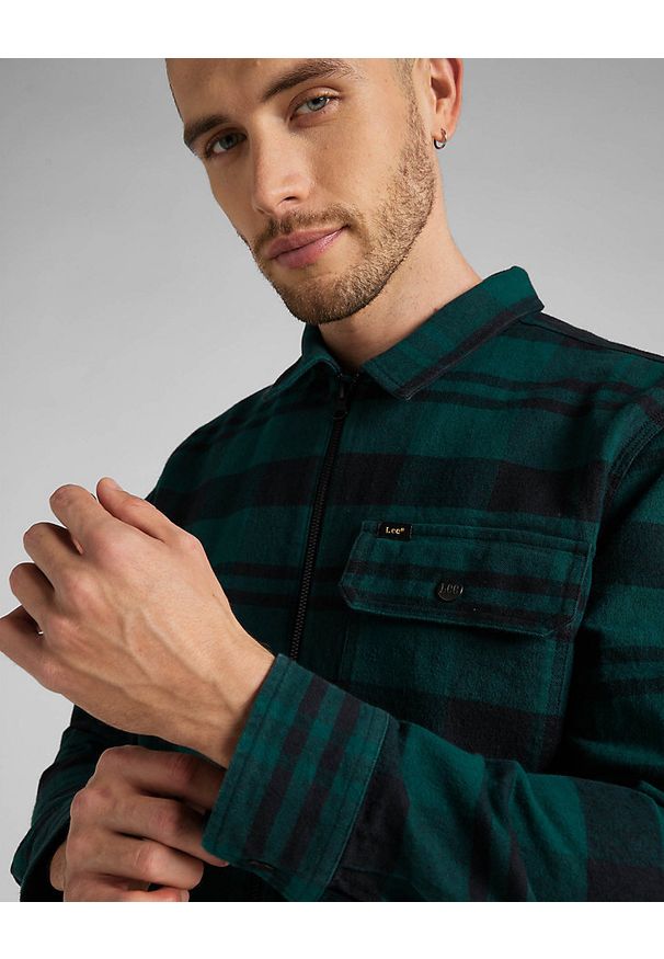 Lee - MĘSKA KOSZULA LEE ZIPPED OVERSHIRT L67GDP01 112322604
