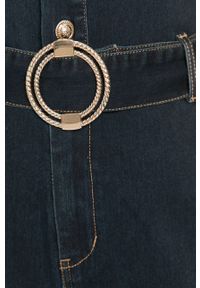 Morgan - Kombinezon jeansowy. Okazja: na co dzień. Kolor: niebieski. Materiał: jeans. Długość rękawa: długi rękaw. Długość: długie. Wzór: gładki. Styl: casual #5