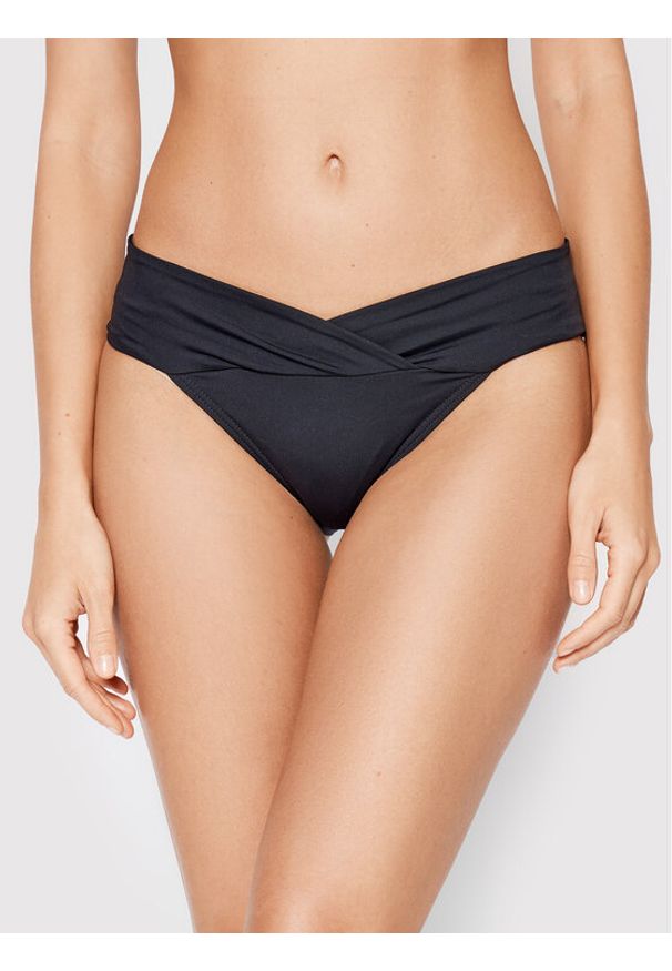 MICHAEL Michael Kors Dół od bikini MM7M754 Czarny. Kolor: czarny. Materiał: syntetyk