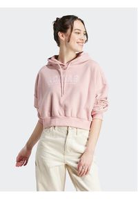 Adidas - adidas Bluza IR8368 Różowy Oversize. Kolor: różowy. Materiał: syntetyk #4