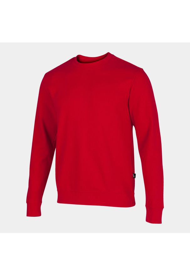 Joma - Bluza dresowa sportowa męska Montana Sweatshirt. Kolor: czerwony. Materiał: poliester, bawełna. Sport: bieganie