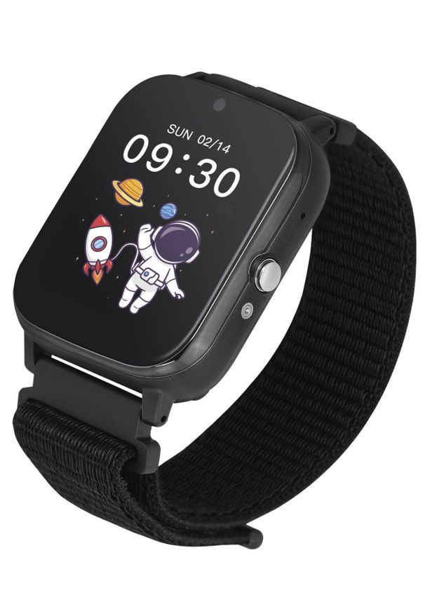 GARETT - Garett Kids Tech 4G Czarny velcro. Kolor: czarny