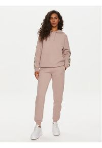 Guess Bluza Carla V4YQ11 KB3P2 Beżowy Regular Fit. Kolor: beżowy. Materiał: syntetyk, bawełna #3