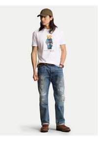 Polo Ralph Lauren T-Shirt 710854497038 Biały Regular Fit. Typ kołnierza: polo. Kolor: biały. Materiał: bawełna