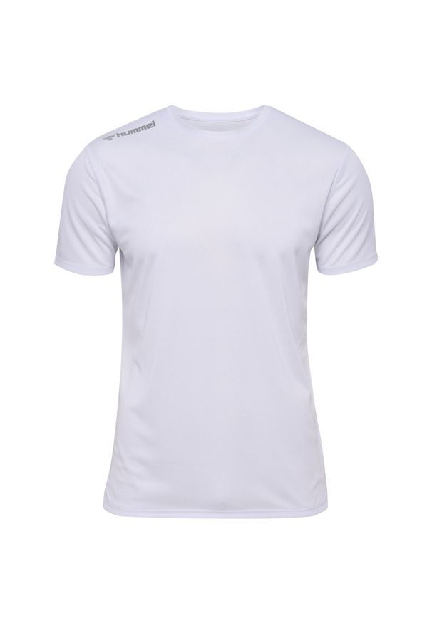 Koszulka Hummel. Kolor: biały. Materiał: materiał. Sport: piłka nożna
