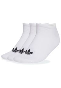 Adidas - Skarpetki unisex adidas Originals Liner 3 Pairs JV7398 - białe. Kolor: biały. Materiał: materiał, nylon, elastan, poliester, bawełna. Sport: fitness #1