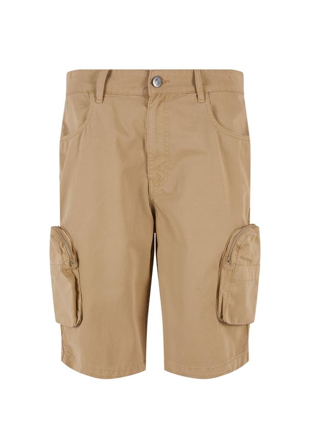 Krótka workowata cargo Urban Classics. Kolor: beżowy. Materiał: bawełna. Długość: krótkie. Sezon: lato
