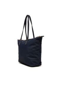 TOMMY HILFIGER - Tommy Hilfiger Torebka Poppy Tote Corp AW0AW16480 Granatowy. Kolor: niebieski #2