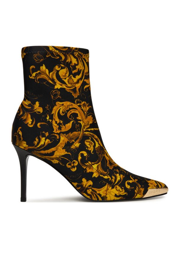 Versace Jeans Couture Botki 79VA3S51 Czarny. Kolor: czarny. Materiał: materiał