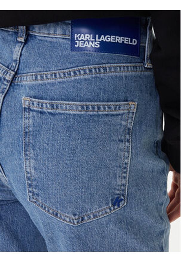 Karl Lagerfeld Jeans Jeansy B1W10076 Niebieski Mom Fit. Kolor: niebieski
