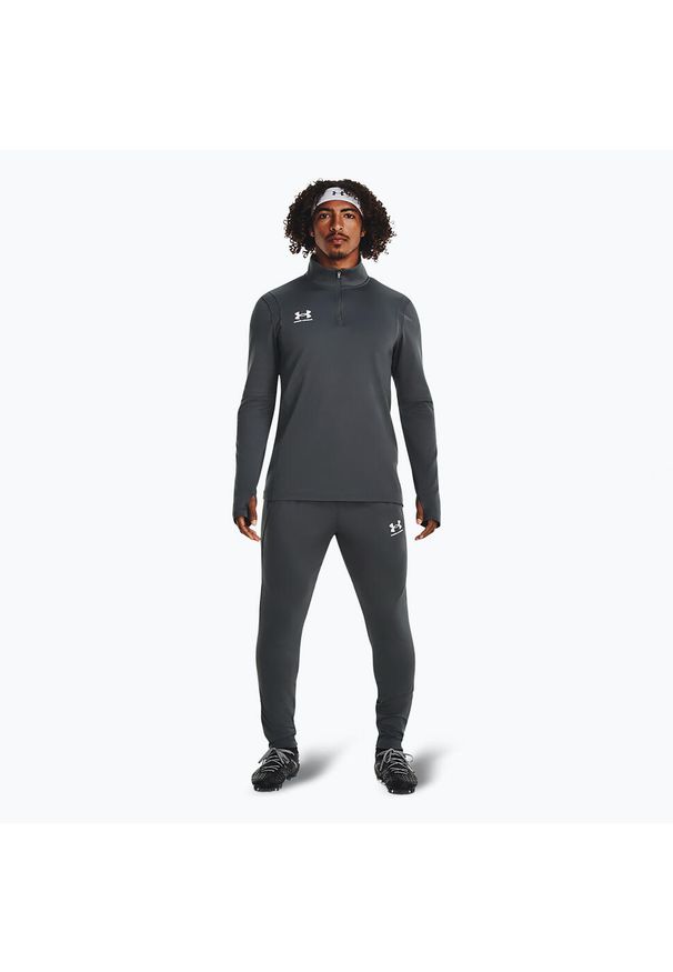 Bluza piłkarska męska Under Armour Challenger Midlayer. Kolor: szary. Sport: piłka nożna