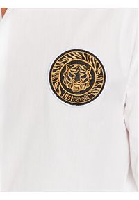 Just Cavalli Koszula 75OALYS4 Biały Slim Fit. Kolor: biały. Materiał: bawełna