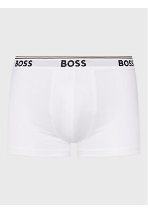 BOSS - Boss Komplet 3 par bokserek Power 50475274 Biały. Kolor: biały. Materiał: bawełna