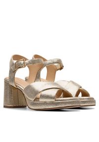 Clarks Sandały Ritzy75 Rae 26181303 Złoty. Kolor: złoty. Materiał: skóra #4