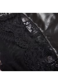 Intica - Body z wycięciem na miseczkach na romantyczne wieczory Adelind. Kolor: czarny. Materiał: materiał #8