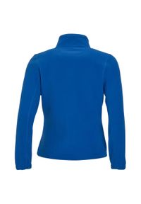 SOL'S - Damska Bluza Polarowa North Fleece Jacket. Kolor: niebieski. Materiał: polar. Sezon: zima