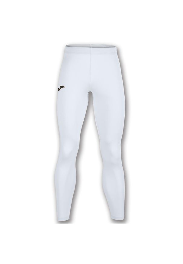 Legginsy do biegania długie męskie Joma Brama academy. Kolor: biały. Sport: bieganie