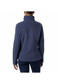 columbia - Bluza sportowa damska Columbia Fast Trek II Jacket. Kolor: niebieski. Materiał: polar. Sport: turystyka piesza
