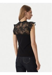 Morgan Bluzka 261-DLIVE Czarny Regular Fit. Kolor: czarny. Materiał: syntetyk #5