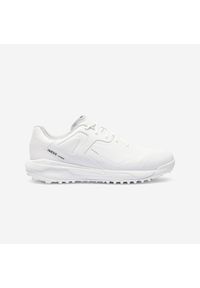 INESIS - Buty do golfa męskie Inesis MW500 wodoodporne. Kolor: biały. Materiał: materiał, kauczuk. Sport: golf